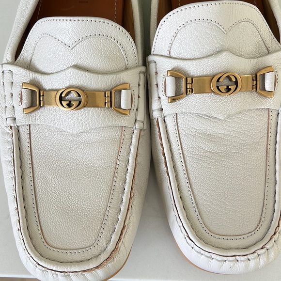 Gucci Mens driving loafer with horse-bit size 8 1/2 NWOT - Picture 7 of 8